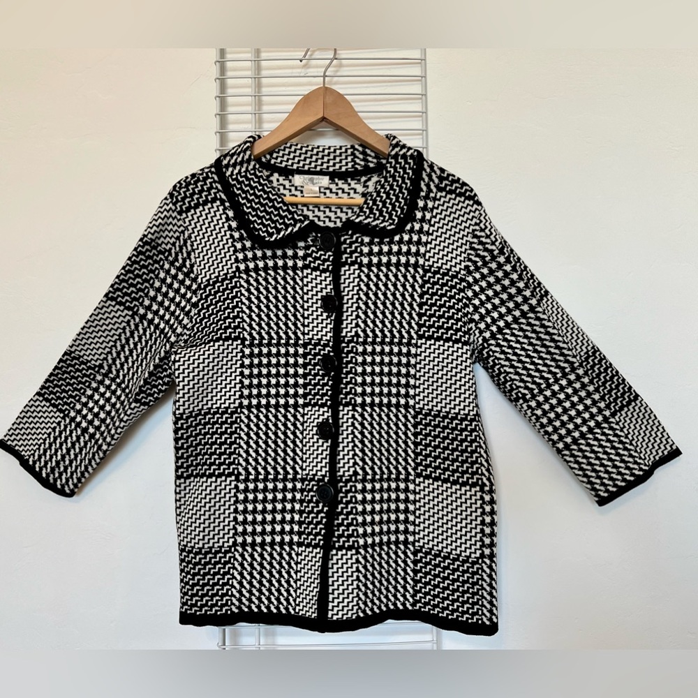 Christopher & Banks button down sweater. Size L